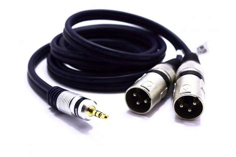 KABEL 2X XLR WTYK JACK 3 5 AUX 3m MK32 VITALCO Sklep Opinie Cena W