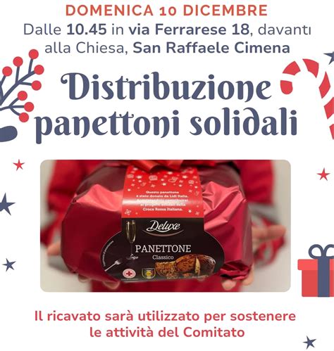 Panettone Solidale 2023 Croce Rossa Italiana