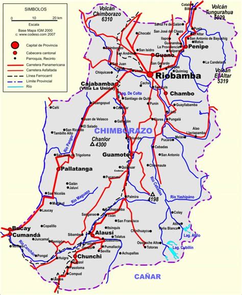 Mapa Map Landkarte Pastaza | Car Interior Design