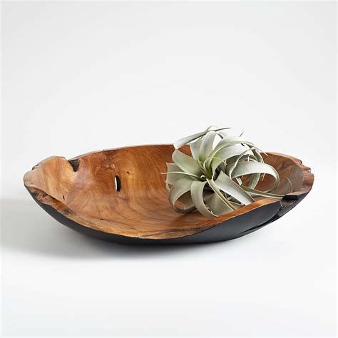 Hallen Reclaimed Wood Centerpiece Bowl Reviews Crate And Barrel