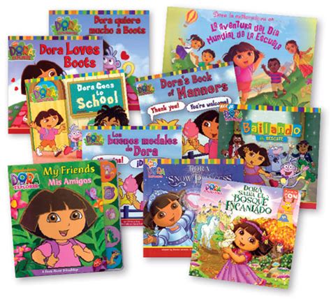 Dora The Explorer Spanish & English Book Set