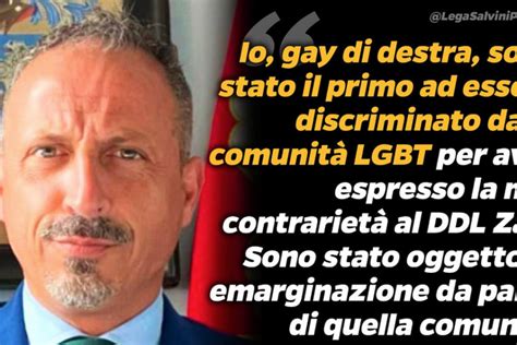 Alessandro Santini Il Consigliere Leghista Si Sfoga Io Gay Di Destra Discriminato Dalla