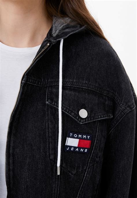 Куртка джинсовая Tommy Jeans, цвет: черный, RTLACI848901 — купить в ...