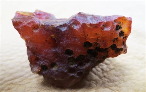 Raw Carnelian Agate Rough Oregon Specimen Rock Healing Stone