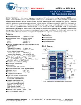 S Bp A Datasheet Pdf Cypress Semiconductor