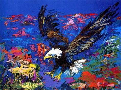 Leroy Neiman American Bald Eagle Painting 50 Off ArtExpress Ws