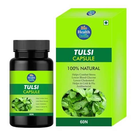 Herbal Tulsi Capsules, 500 mg, 60 Capsule at Rs 100/bottle in Jaipur ...