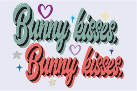 Bunny Kisses Easter Wishes Graphic By MaxArt Creative Fabrica