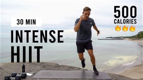 30 Min Intense HIIT Workout For Fat Burn Cardio No Equipment Home