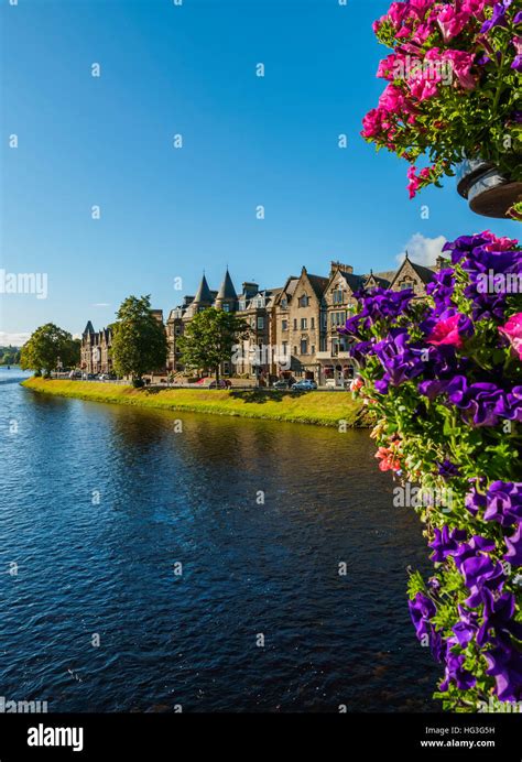 Uk Scotland View Of Inverness And River Ness Stock Photo Alamy