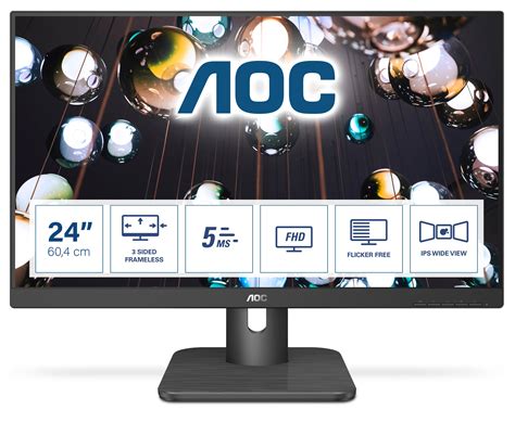 Monitor Aoc E Q Hdmi Vga Displayport Incluye Parlantes Sp