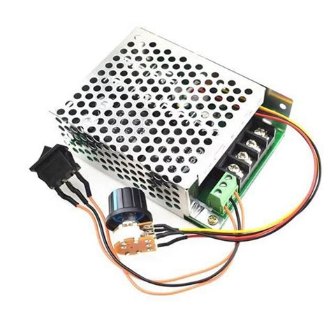 Регулятор скорости двигателя постоянного тока ШИМ-контроллер 12 В 24 В ...