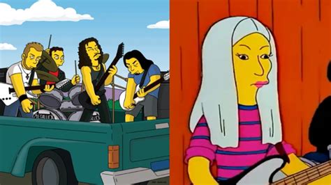 Las 5 Mejores Apariciones De Bandas De Rock Y Metal En Los Simpson