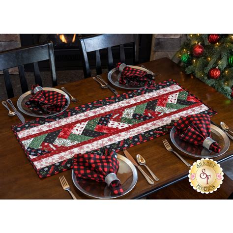 Venice Table Runner We Whisk You A Merry Christmas Sample Runner Shabby Fabrics