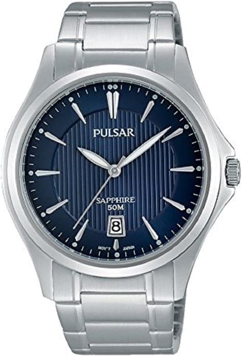 Pulsar Quarz Herren Uhr Edelstahl Mit Metallband PS9385X1 Amazon De