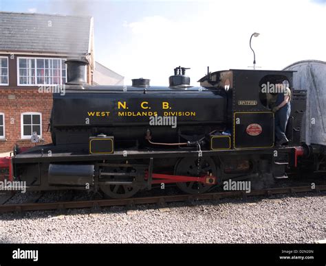 Ncbnational Coal Board Locomotive Spitfire At Ludborough Station