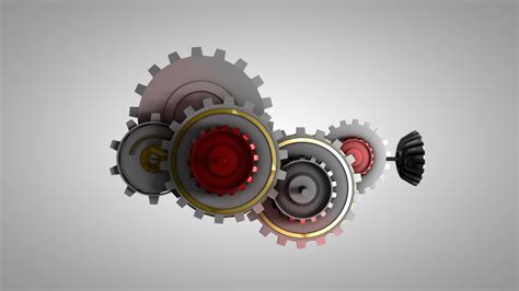 Gears work concept animation, mechanical, working, system. 23966063 ...