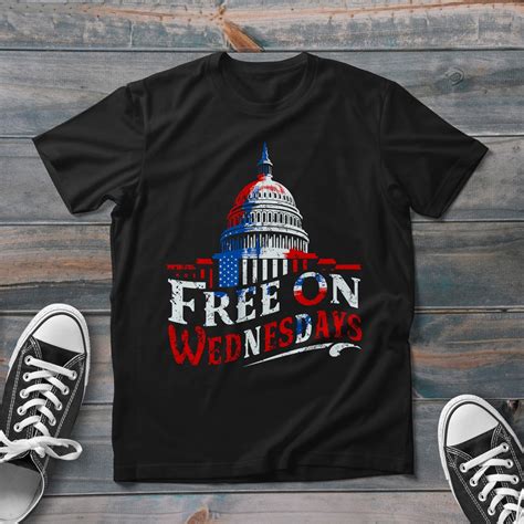 Free On Wednesdays T Shirt Capitol Vintage Shirt Elections Funny