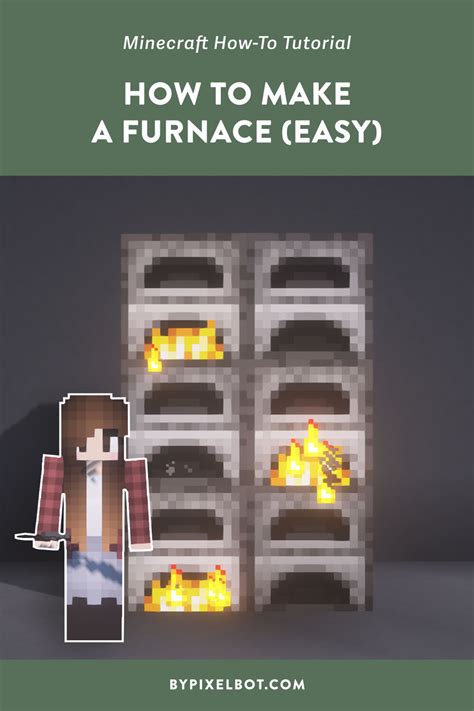 How to Make a Furnace in Minecraft — ByPixelbot