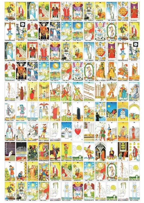 Free Printable Tarot Cards To Color