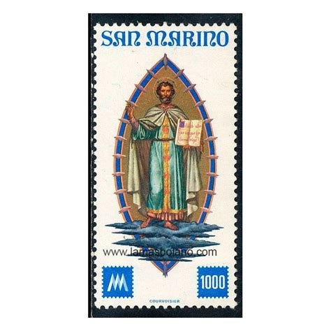 SELLOS SAN MARINO 1977 CENTENARIO DEL PRIMER SELLO DE SAN MARINO 1