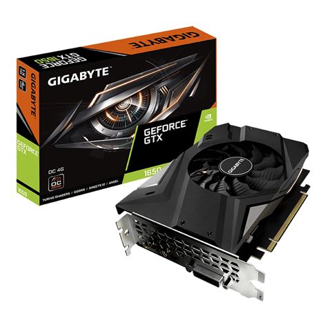 VGA การดแสดงผล GIGABYTE GEFORCE GTX 1650 D6 OC 4G REV 4 0 4GB