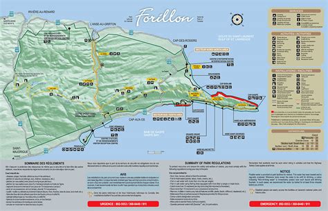 Forillon National Park Map - Gaspeacute Canada • mappery