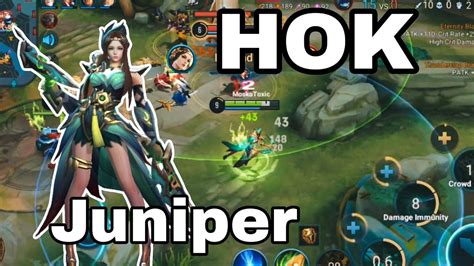 Juniper Honor Of Kings Marksman Build Hok Moba 5v5 YouTube