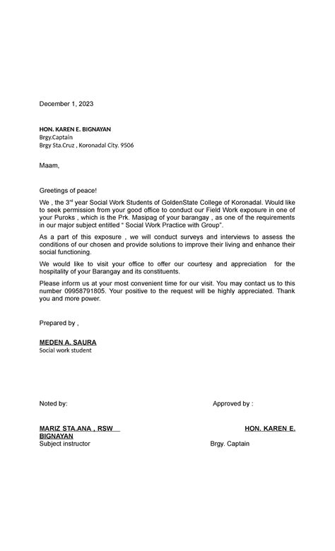 Waiver 2 Letter Final 1 December 1 2023 Hon Karen E Bignayan Brgy