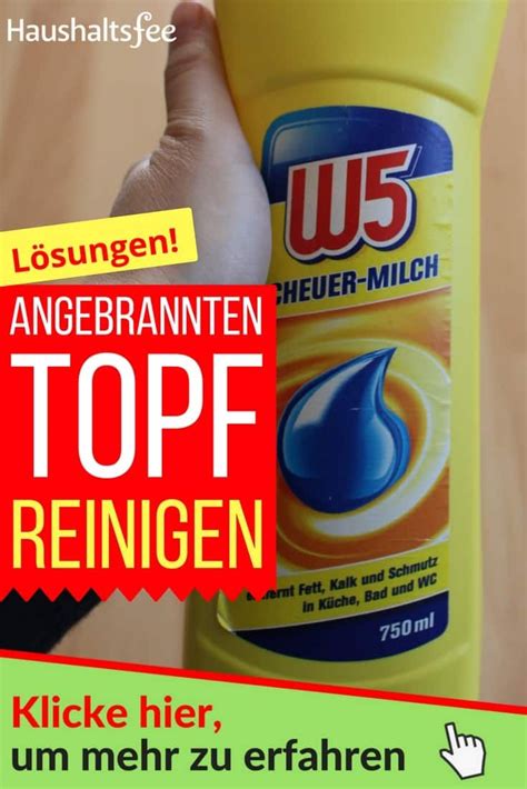 Angebrannte T Pfe Und Pfannen Reinigen Hausmittel Je Nach Material