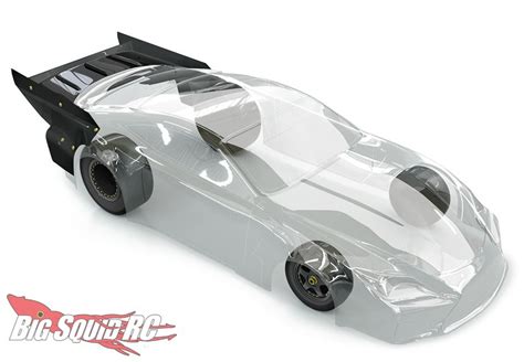 Bittydesign 1 10 Ekanus No Prep Drag Racing Clear Body Big Squid RC