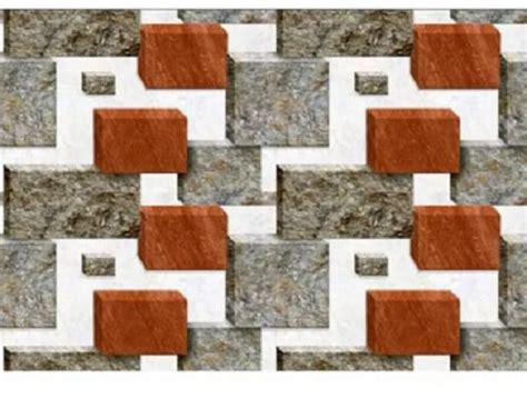 Multi Color 30x45cm Rectangular Ceramic Super Glossy 3d Wall Tiles At Best Price In Varanasi