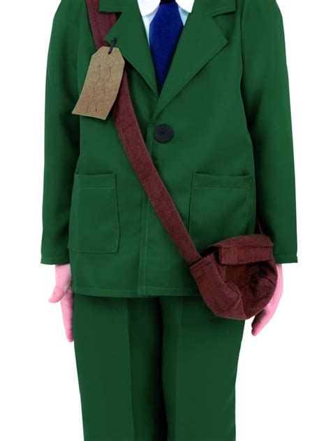 World War II Evacuee Boy Kostuum Groen Snel Thuis Bezorgd