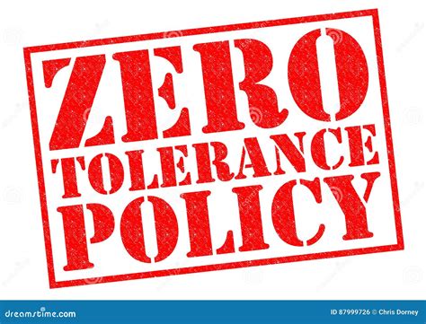 ZERO TOLERANCE Stock Photo | CartoonDealer.com #88003692