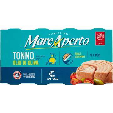 Tonno All Olio D Oliva MARE APERTO 8 X 80 G Coop Shop