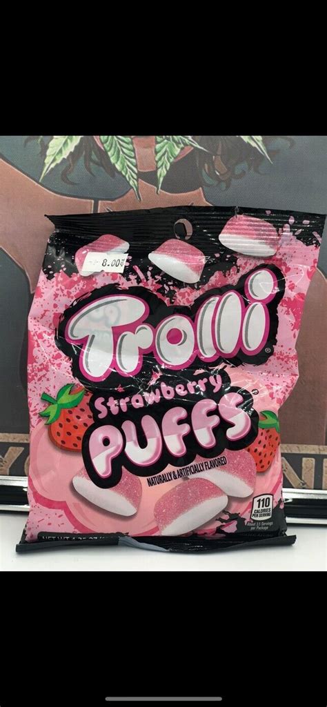 Trolli Strawberry Puffs Gummies Ebay