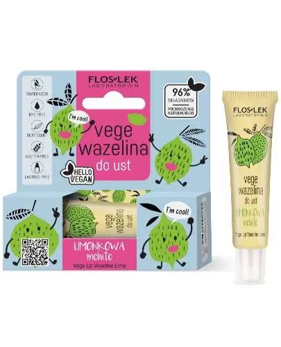 Flos Lek Vege Lip wazelina do ust Limonkowa Mohito 10 g ᐈ Cena Opinie