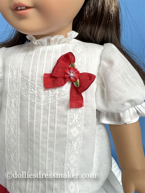 Samantha • Nellie White Batiste Dress With French Val Lace And Pin Tucks The Dollies Dressmaker