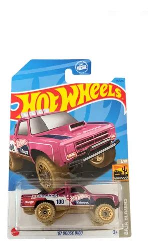 Hot Wheels 87 Dodge D100 82a Meses sin interés