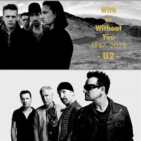 U2 With Or Without You Album Cover