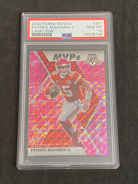 Lot Psa 10 Gem Mnt 2020 Panini Mosaic Pink Camo Prizm Patrick