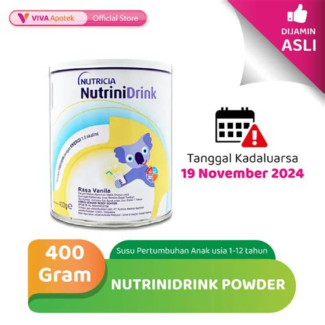 Jual Nutrinidrink Powder Untuk Usia 1 12 Tahun 400 Gram Shopee