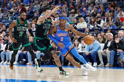 Nba Shai Marca 36 Pontos E Thunder Vence Celtics No Fim Quinto Quarto