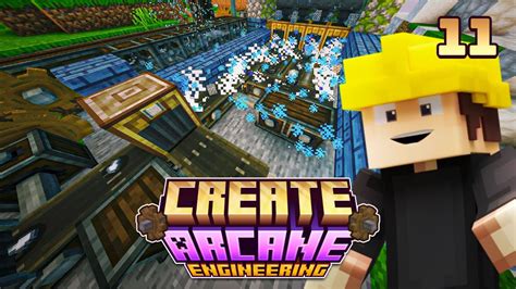 Minecraft Create Arcane Engineering Ep 11 Automatisation Du Fer