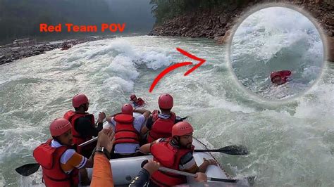 Actual Pov Of River Rafting Accident In Rishikesh With Us Red Team