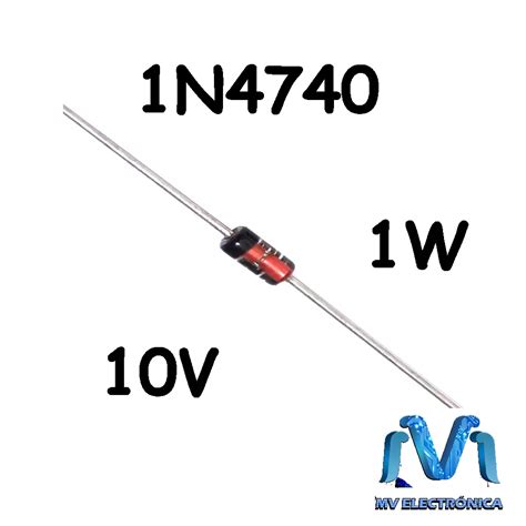 1n4740 Diodo Zener 10v 1 Watt