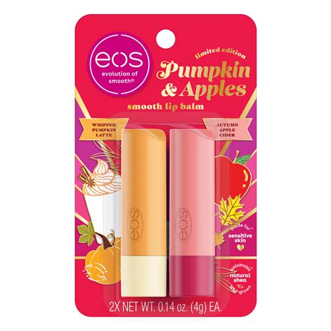 Eos Limited Edition Smooth Lip Balm Whipped Pumpkin Latte And Autumn