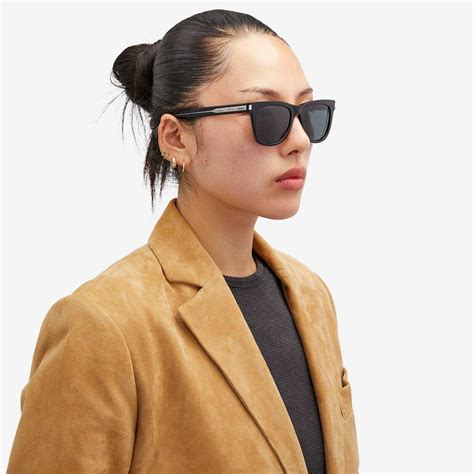 Saint Laurent Sunglasses Saint Laurent Naked Wire Sunglasses In Black