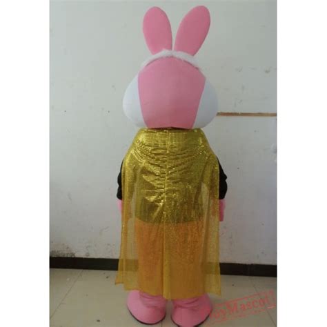 Pink Bunny Costume Adult Bunny Mascot Costume Easter Bunny Costume