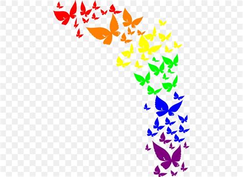 Butterfly Rainbow Clip Art, PNG, 462x597px, Butterfly, Area, Art ...